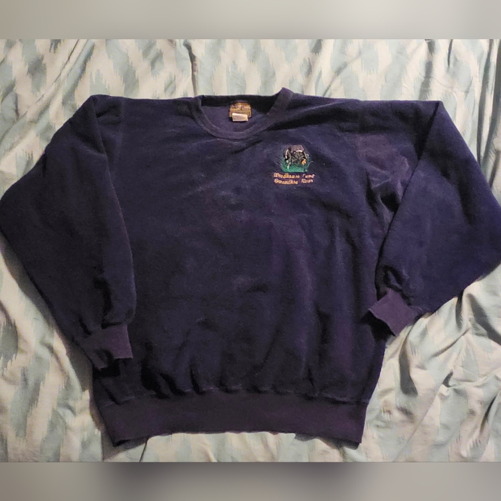 Vintage Rare STRAIGHT‎ GOODS Sweatshirt Crewneck Pullover Men’s Medium 🇨🇦🇨🇦